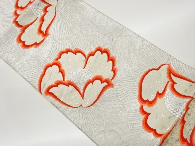 JAPANESE FUKURO OBI / WOVEN FLOWER